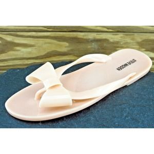 Steve Madden Size 36‎ M Pink Flip Flop Synthetic Women Sandal Shoes Troppic